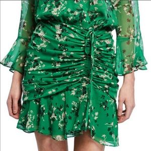 Veronica Beard green floral dress